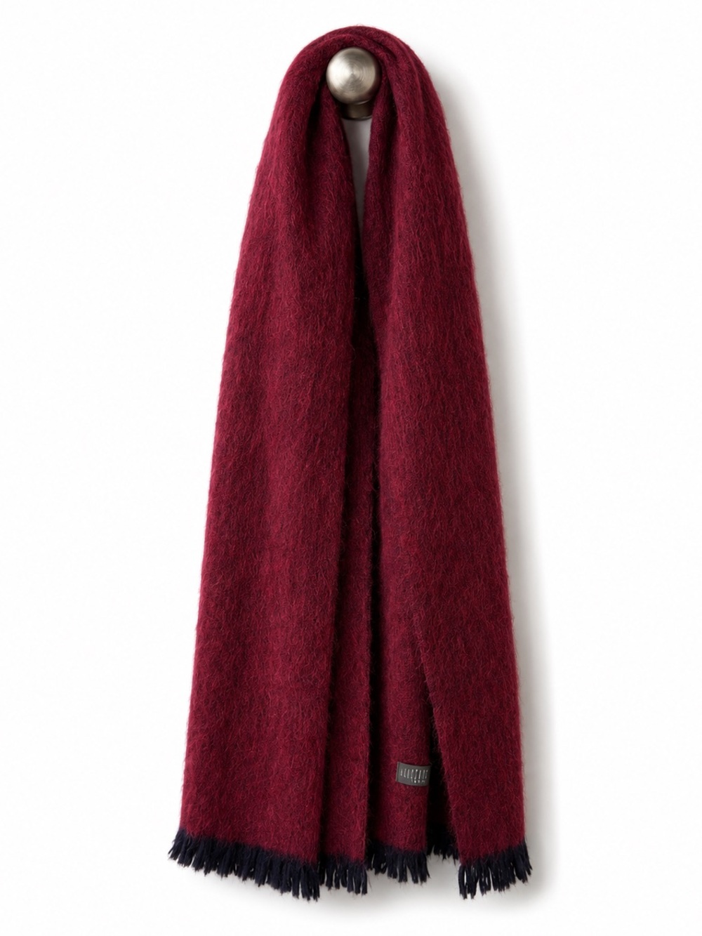 Shupaca Burgundy 60% alpaca Scarf